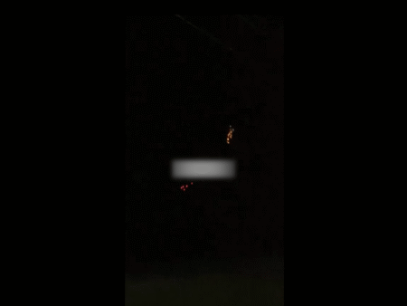 Video shows explosion over Erbil in suspected drone interception