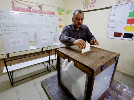 Palestinians cast their ballots as Gaza holds first election in 21 years