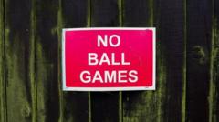 Lose ‘no ball games’ signs to get nation moving – MPs