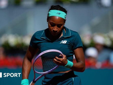 Gauff beats Cirstea in Madrid despite stomach virus