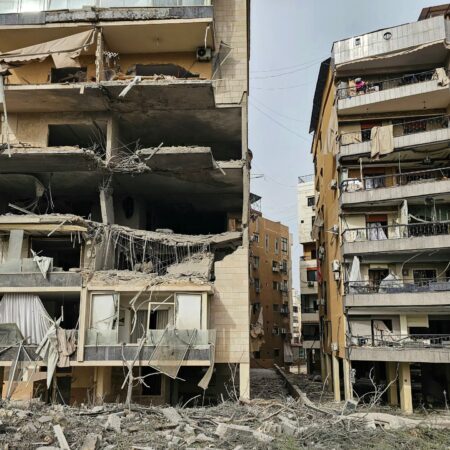 Israel kills 7 people in Beirut, Hezbollah fights invasion in south Lebanon