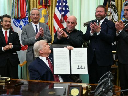 Trump joined by Joe Rogan as he signs order to speed up psychedelic review