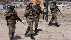 South African army arrive in crime hotspots to help tackle gangs
