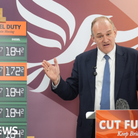 Davey calls for emergency cuts to fuel duty and rail fares