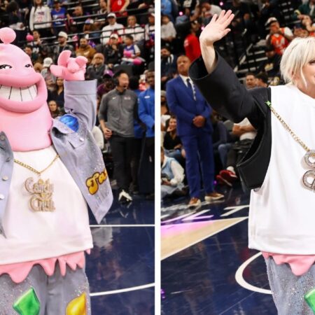 Anna Faris Surprises NBA Fans With Reveal as Game’s Candy Crush Mascot