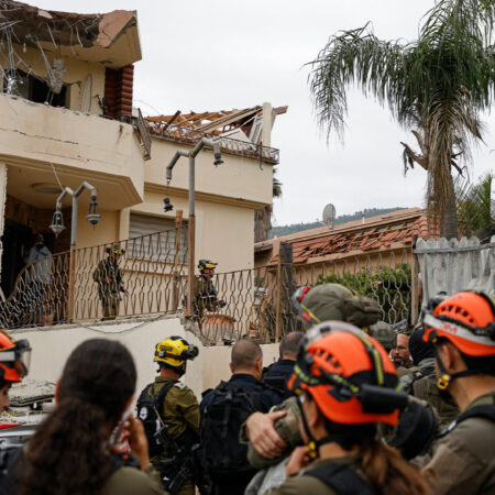Central Israel hit by one of Iran’s largest missile barrages in weeks