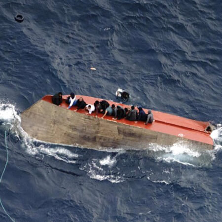 Dozens missing after boat carrying migrants capsizes near Libya