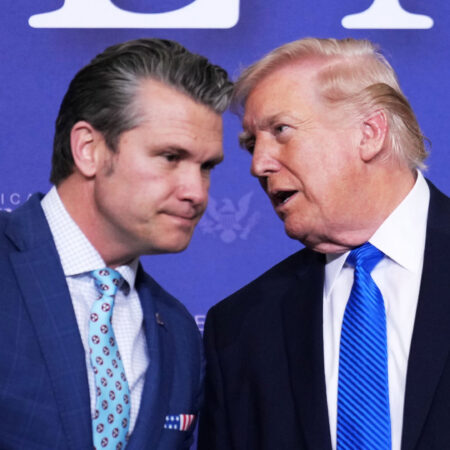 Trump and Hegseth invoke God and religion in Iran war press conference