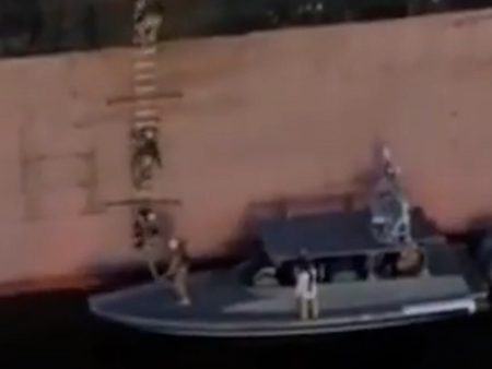 Iran releases video of IRGC seizing ship in the Strait of Hormuz