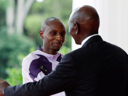 Kenya’s Sawe hailed at State House after historic marathon