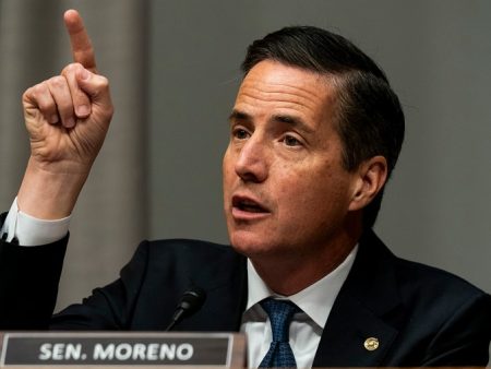 Moreno introduces resolution banning senators from prediction markets