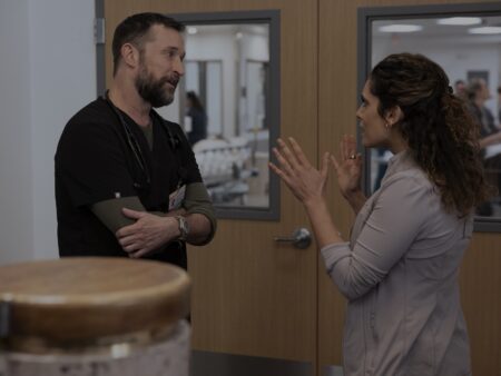 ‘The Pitt’ recap: Noah Wyle on why Robby is ‘nasty and inappropriate’ to Mohan, his reaction to Dr. Al-Hashimi’s secret, and that breakdown