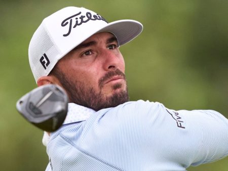 Homa, after criticizing golf outbursts, throws club