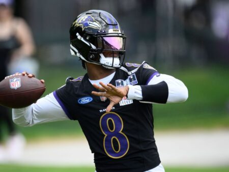 Ravens say Lamar excited to work with new staff