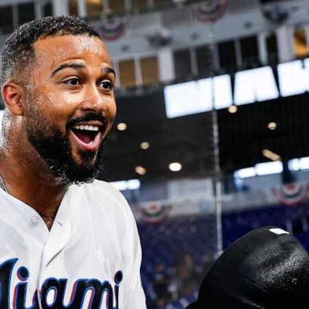 Marlins’ Alcantara gets 1st complete game of ’26