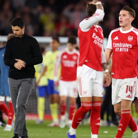 Arsenal in ‘difficult period’ with shock FA Cup loss
