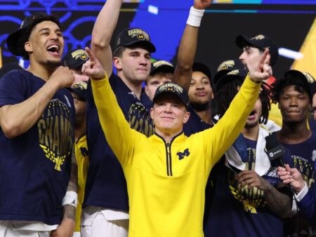 Michigan’s championship punctuated Dusty May’s homecoming in a full family affair