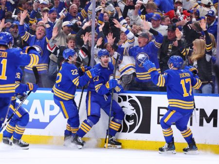 Sabres surge in 3rd for 1st playoff win in 15 years