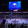 Downed fences, beat-up mannequins headline KeyBank Center scene for Sabres’ Game 1 win