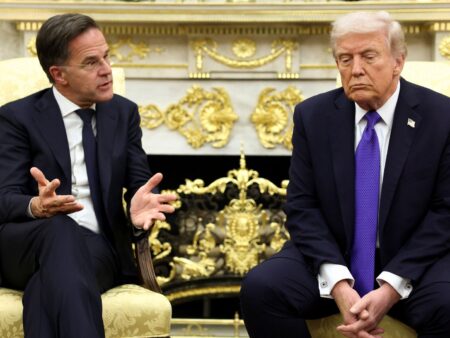 Trump hits out at NATO after meeting alliance chief