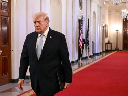 Trump says US Navy forcibly seized Iranian-flagged cargo ship in Strait of Hormuz