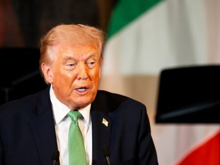 Trump says military is ‘loading up the ships’ if peace talks with Iran go south in Pakistan