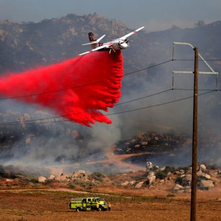 Evacuations as two wildfires break out in southern California