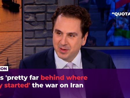 US is ‘pretty far behind where they started’ the war on Iran