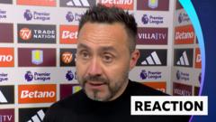 Spurs ‘cannot be happy’ despite Villa win – De Zerbi