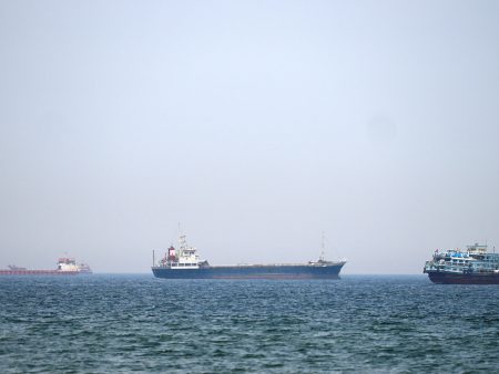 Trump says US will ‘help free up’ ships stuck in Hormuz Strait