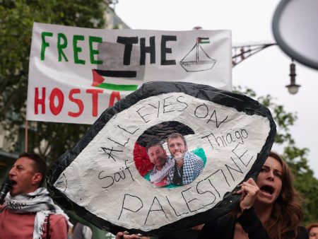 Who are the two Gaza flotilla activists abducted by Israel?