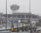 Driver injured after truck was struck by United plane landing at Newark airport