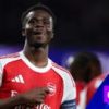 Saka reacts fastest to give Arsenal lead against Atletico Madrid