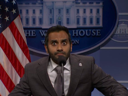 Aziz Ansari’s Kash Patel Partners Up With Colin Jost’s Pete Hegseth to Talk Iran, Rising Prices on ‘SNL’