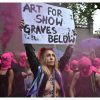 Pussy Riot Stage Protest Against Russian Pavilion at Venice Biennale Art Exhibition
