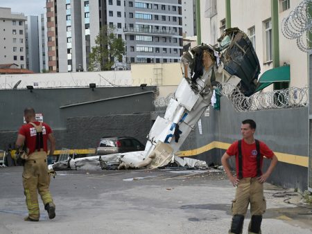 A small plane crashes into building in Brazil, killing three