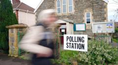 Campaigning sprint finish ahead of elections around Britain tomorrow