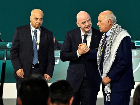 Palestinian football boss refuses Israeli handshake at FIFA event