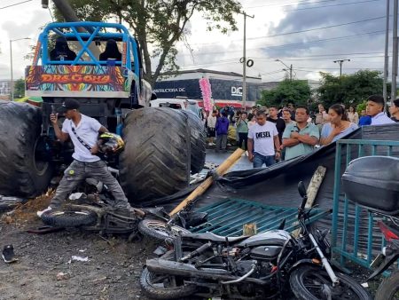 Car show turns to tragedy as monster truck drives into crowd in Colombia