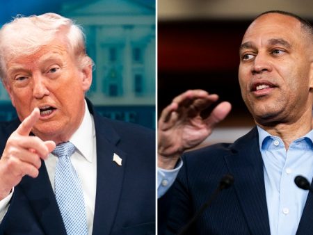 In feud with Trump, Jeffries weighs risks of how to respond