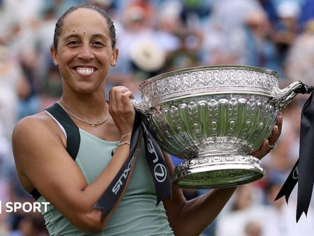 Keys wins Eastbourne title again, Osaka injured in Germany