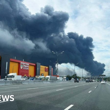 Moscow residents complain of black rain after largest Ukrainian attack hits oil refinery