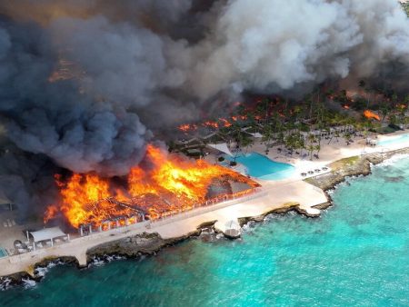 Huge Blaze Ravages Dominican Republic Beach Resort