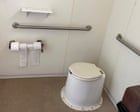 Unhappy camper: man rescued after falling into toilet at California campsite