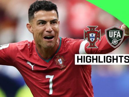 Portugal thrash Uzbekistan as Ronaldo scores twice to make history