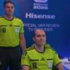 VAR official who made hand gesture returns to duty