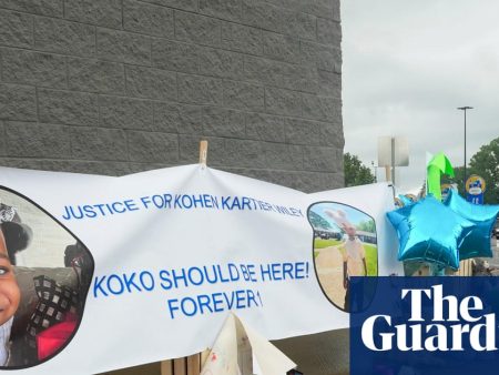 ‘Release the footage’: Mississippi protest over police killing of one-year-old