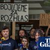 Thousands of staff at Czech public broadcasters strike over funding plans