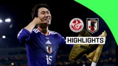 Japan run riot as Tunisia eliminated in Renard’s first game