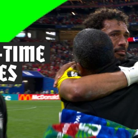 Emotional full-time scenes as Cape Verde celebrate 0-0 draw against Spain